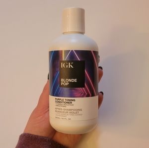 NEW IGK Blonde Pop Purple Toning Conditioner 8.0 FL. OZ.